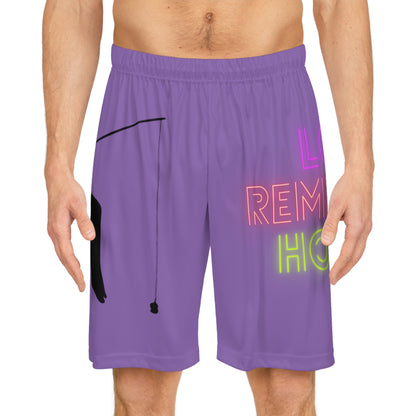 Basketball Shorts: Fishing Lite Purple