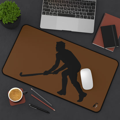 Desk Mat: Hockey Brown