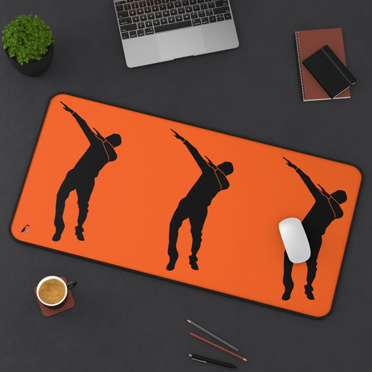 Desk Mat: Dance Orange