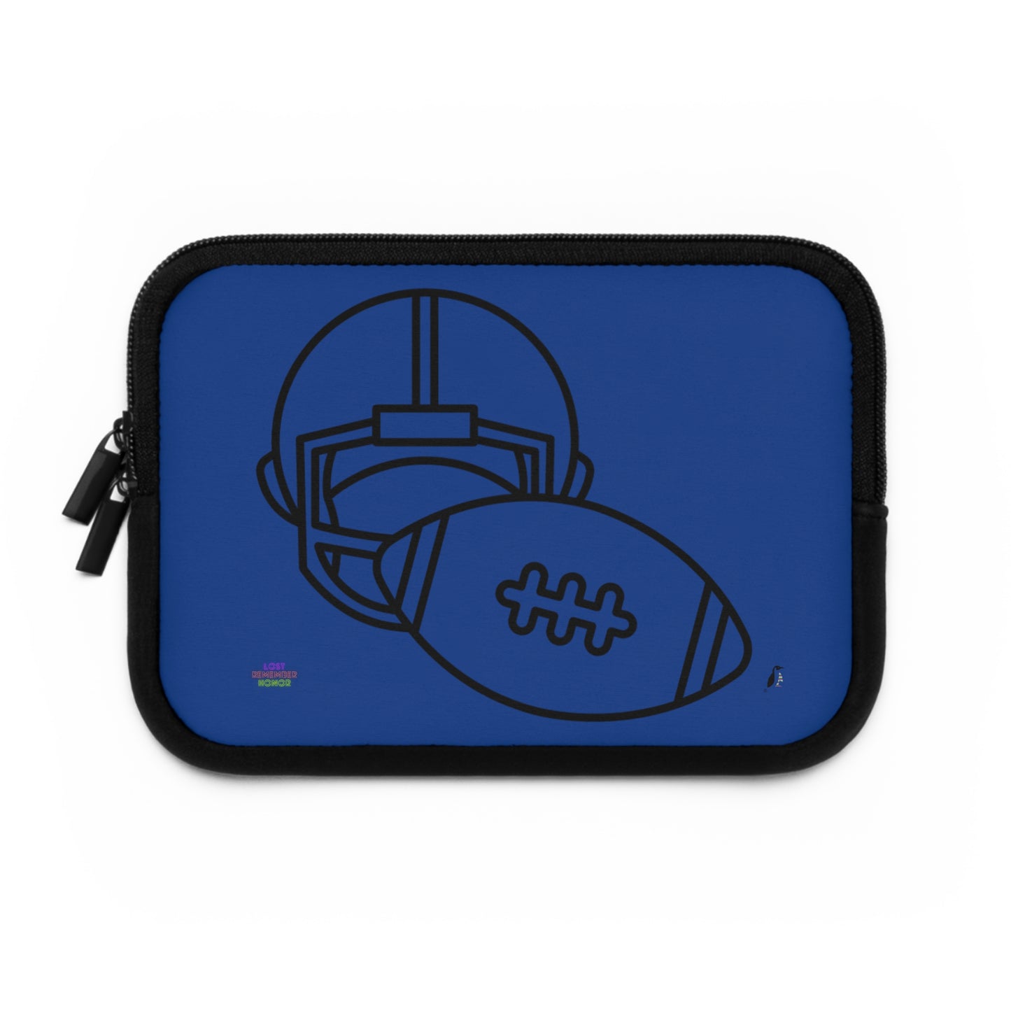 Laptop Sleeve: Football Dark Blue