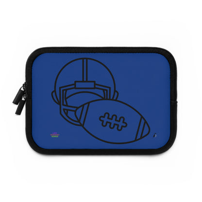 Laptop Sleeve: Football Dark Blue