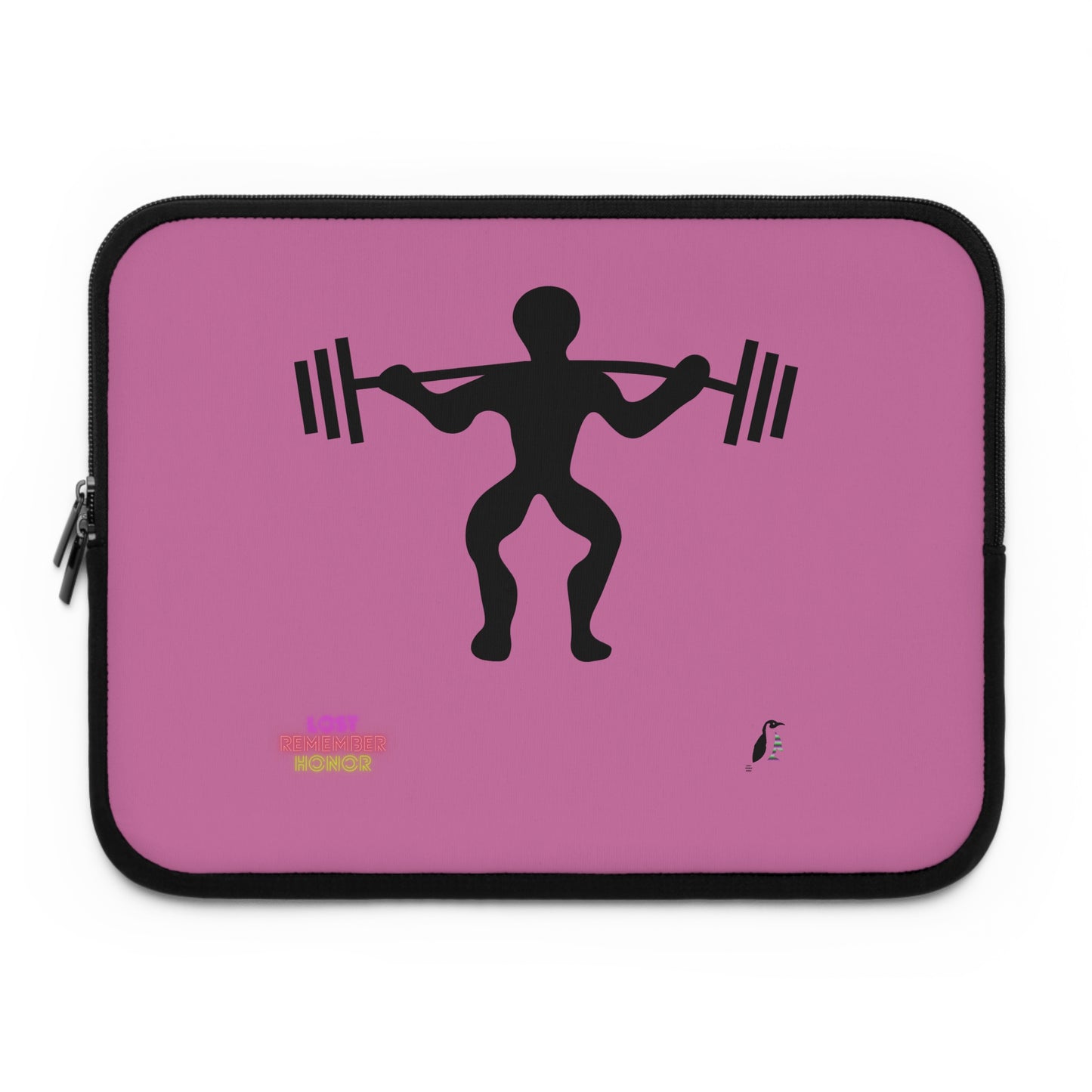 Laptop Sleeve: Weightlifting Lite Pink