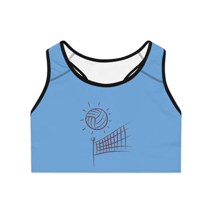 Sports Bra: Volleyball Lite Blue