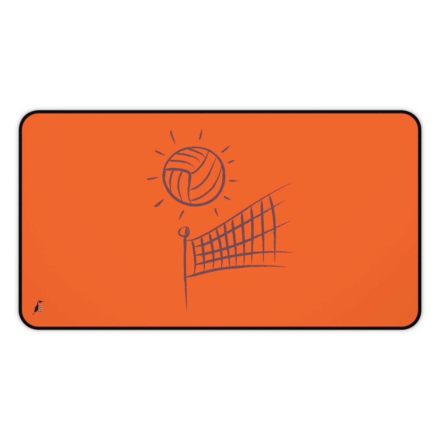 Desk Mat: Volleyball Orange