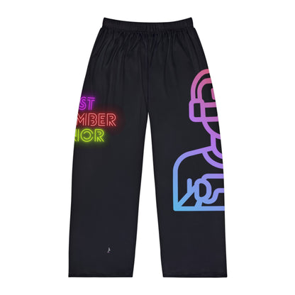 Men's Pajama Pants: Gaming Black