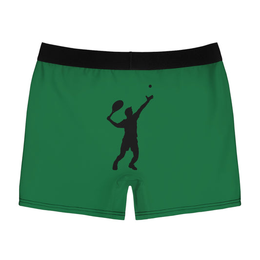 Men's Boxer Briefs: Tennis Dark Green