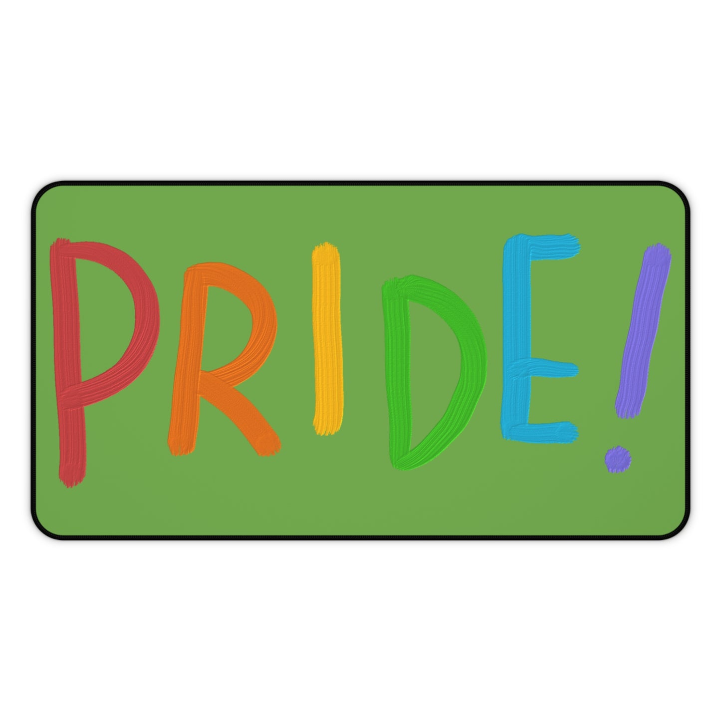 Desk Mat: LGBTQ Pride Green