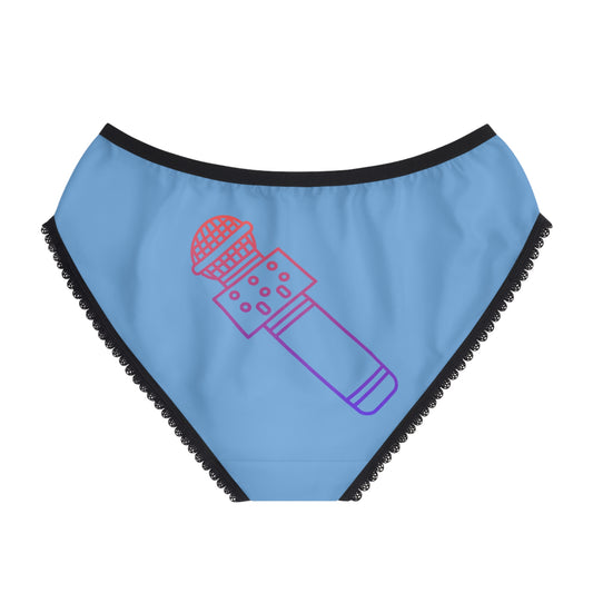 Women's Briefs: Music Lite Blue