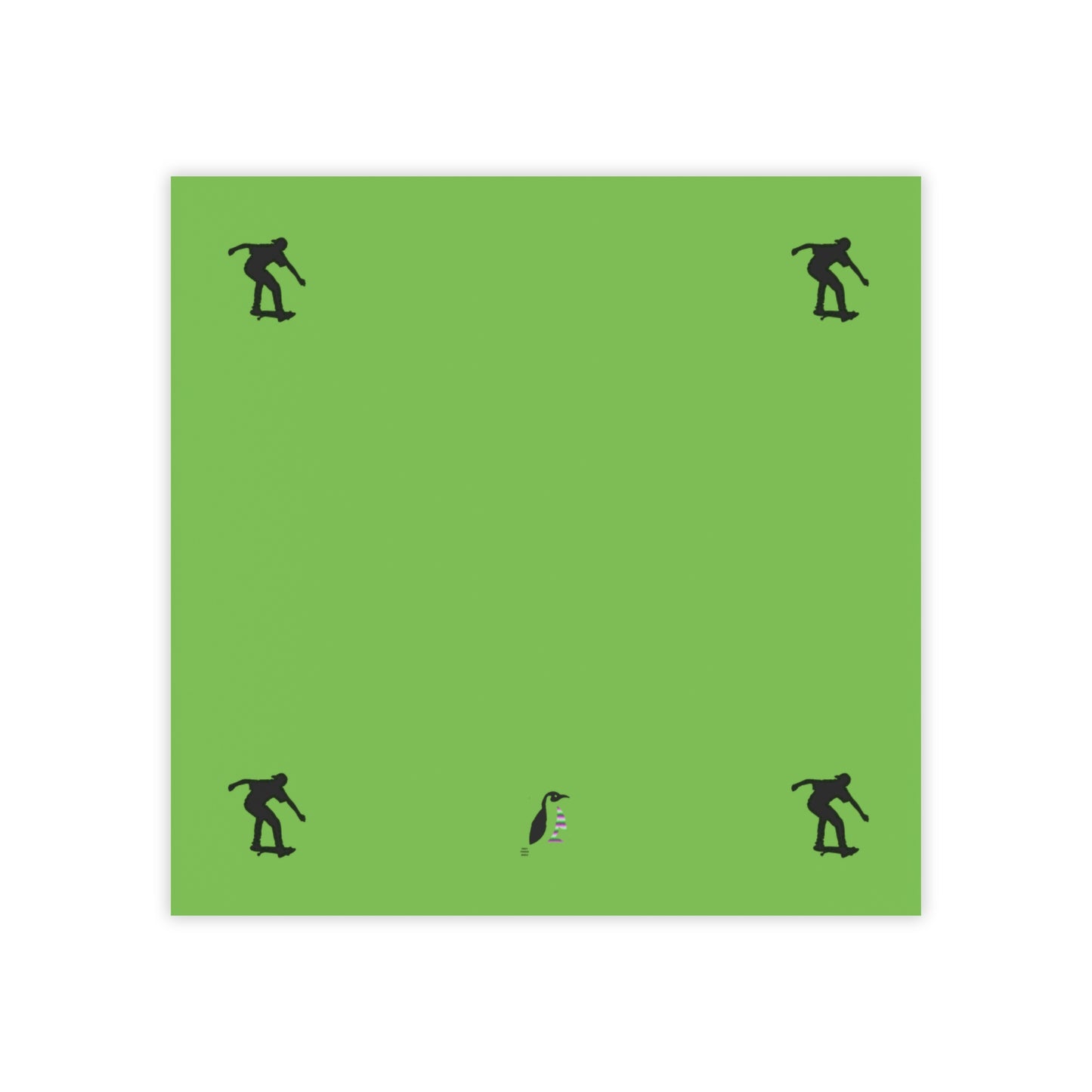 Post-it® Note Pads: Skateboarding Green