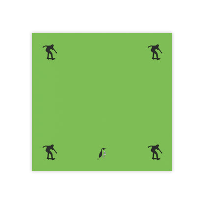 Post-it® Note Pads: Skateboarding Green