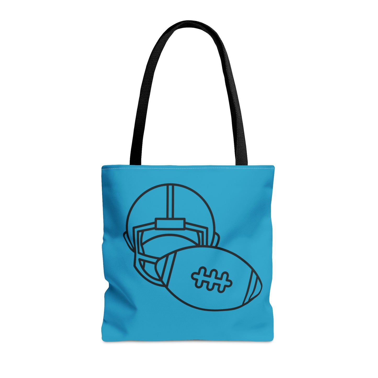 Tote Bag: Football Turquoise