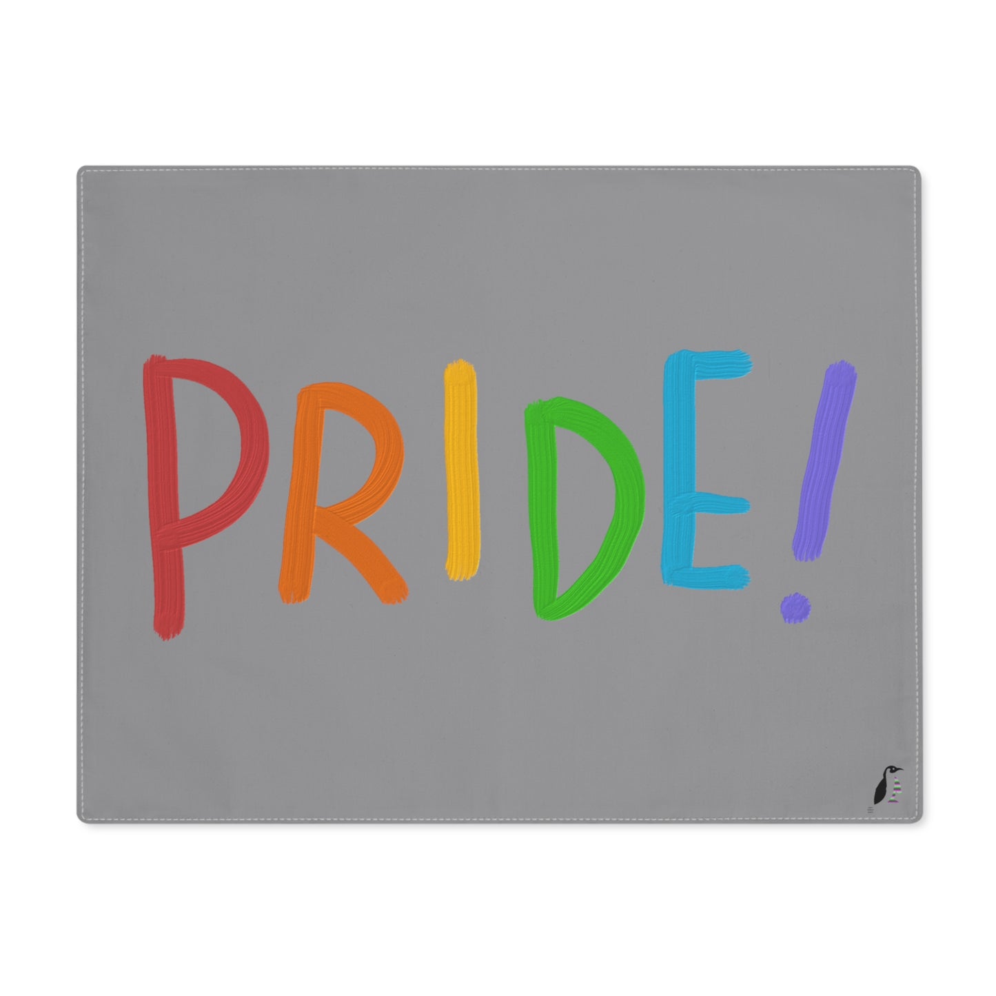Placemat, 1pc: LGBTQ Pride Grey