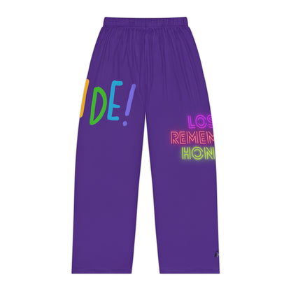 Women's Pajama Pants: LGBTQ Pride Purple