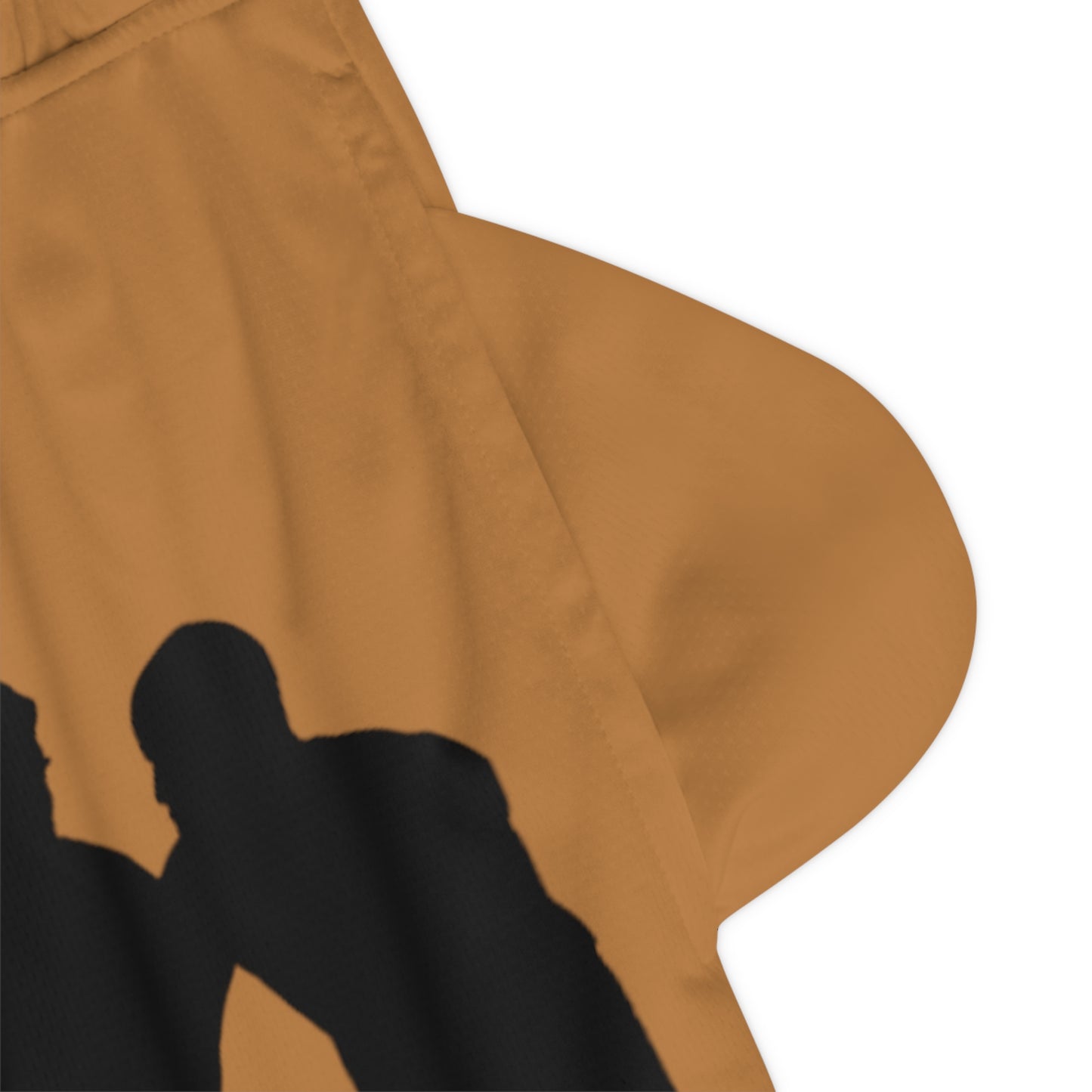 Basketball Rib Shorts: Basketball Lite Brown