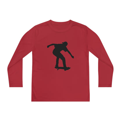 Youth Long Sleeve Competitor Tee: Skateboarding