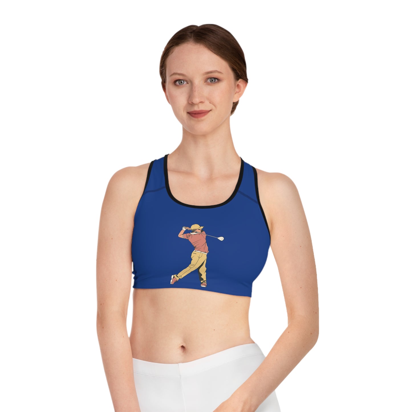 Sports Bra: Golf Dark Blue