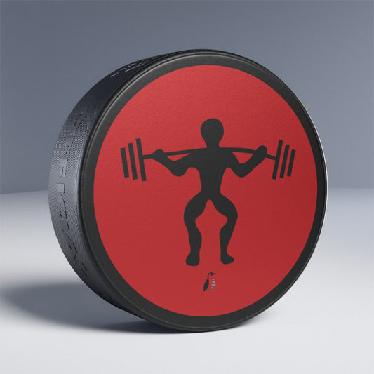Hockey Puck: Weightlifting Red