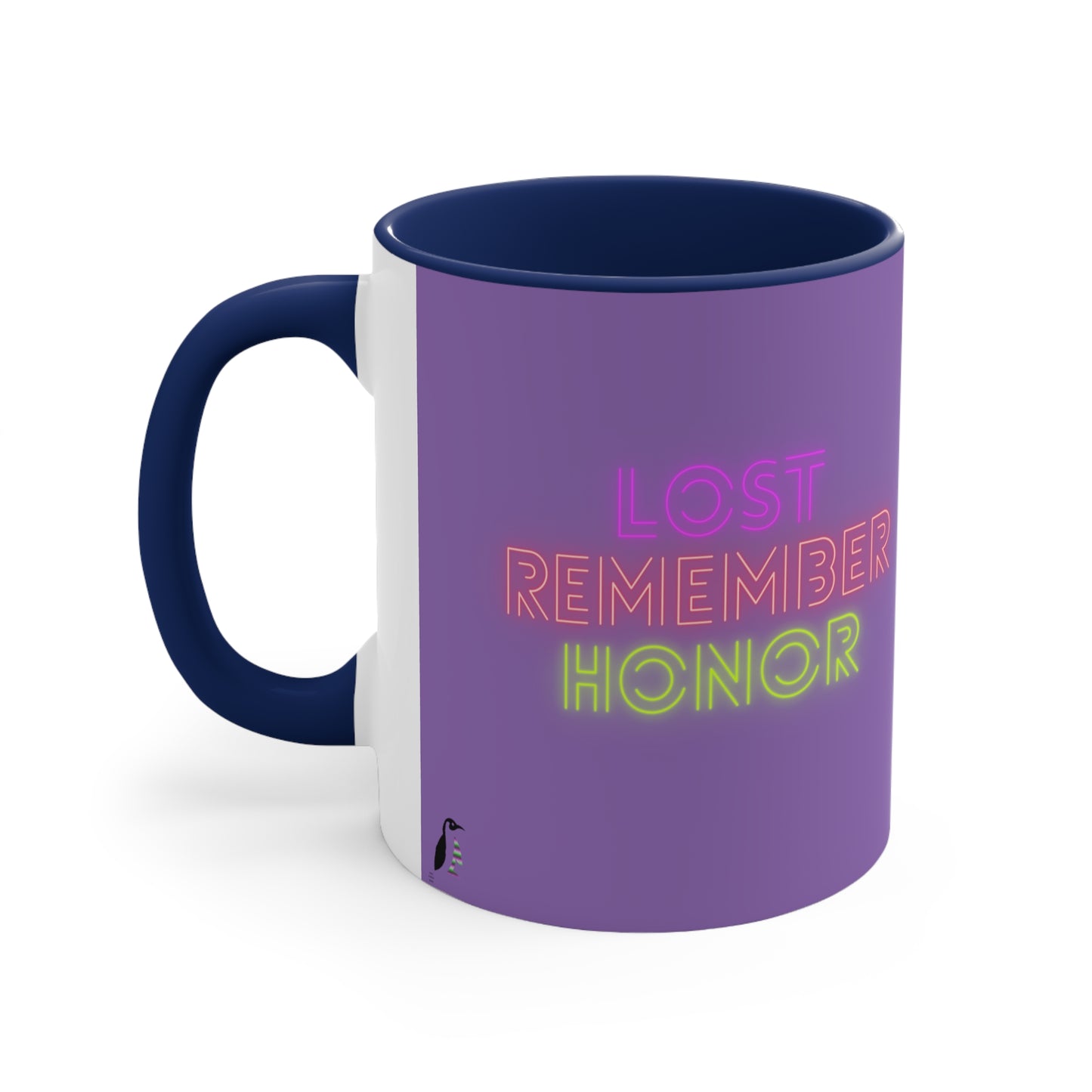 Accent Coffee Mug, 11oz: Dragons Lite Purple