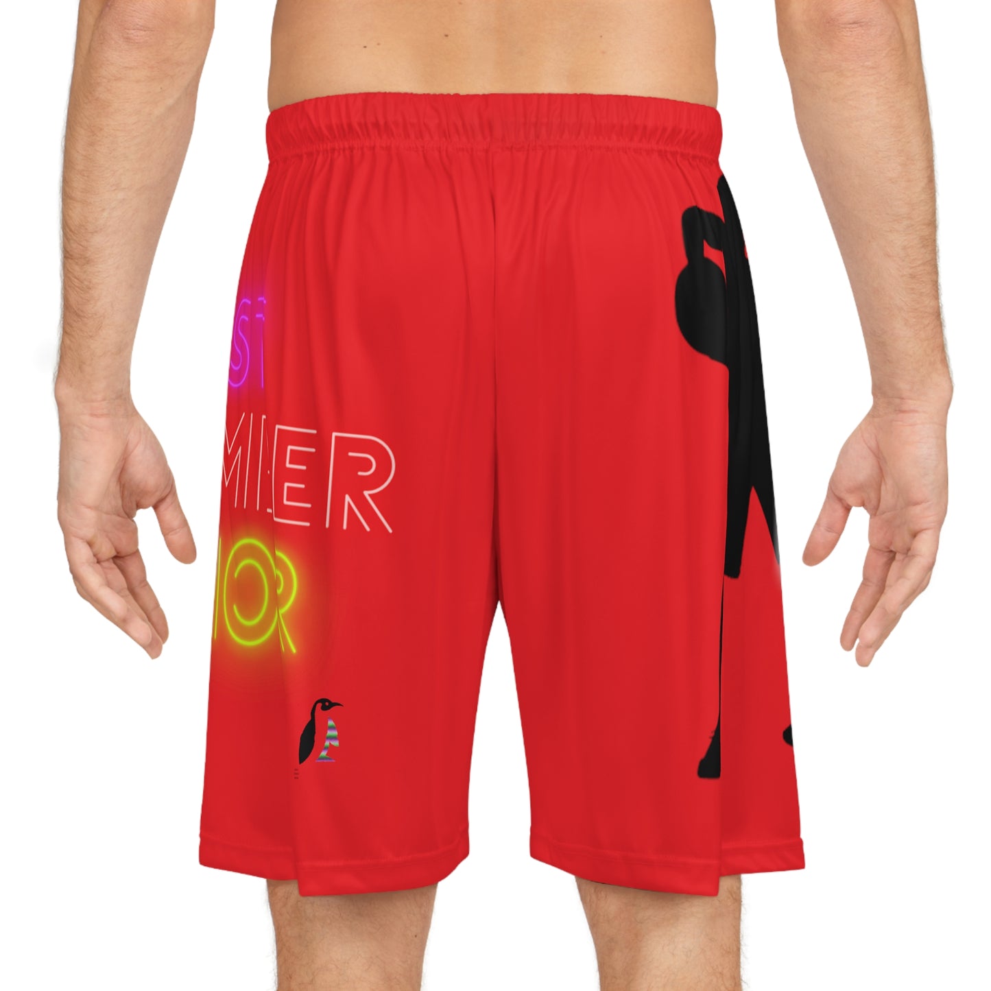 Basketball Shorts: Basketball Red