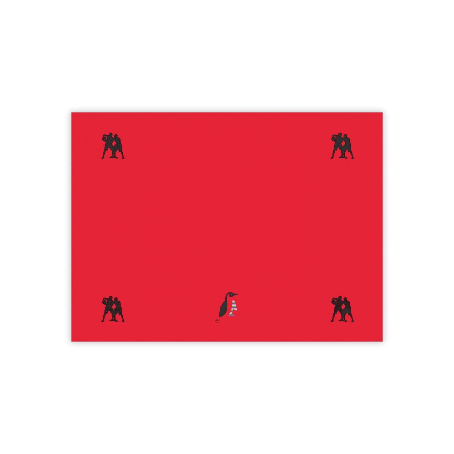 Post-it® Note Pads: Basketball Dark Red