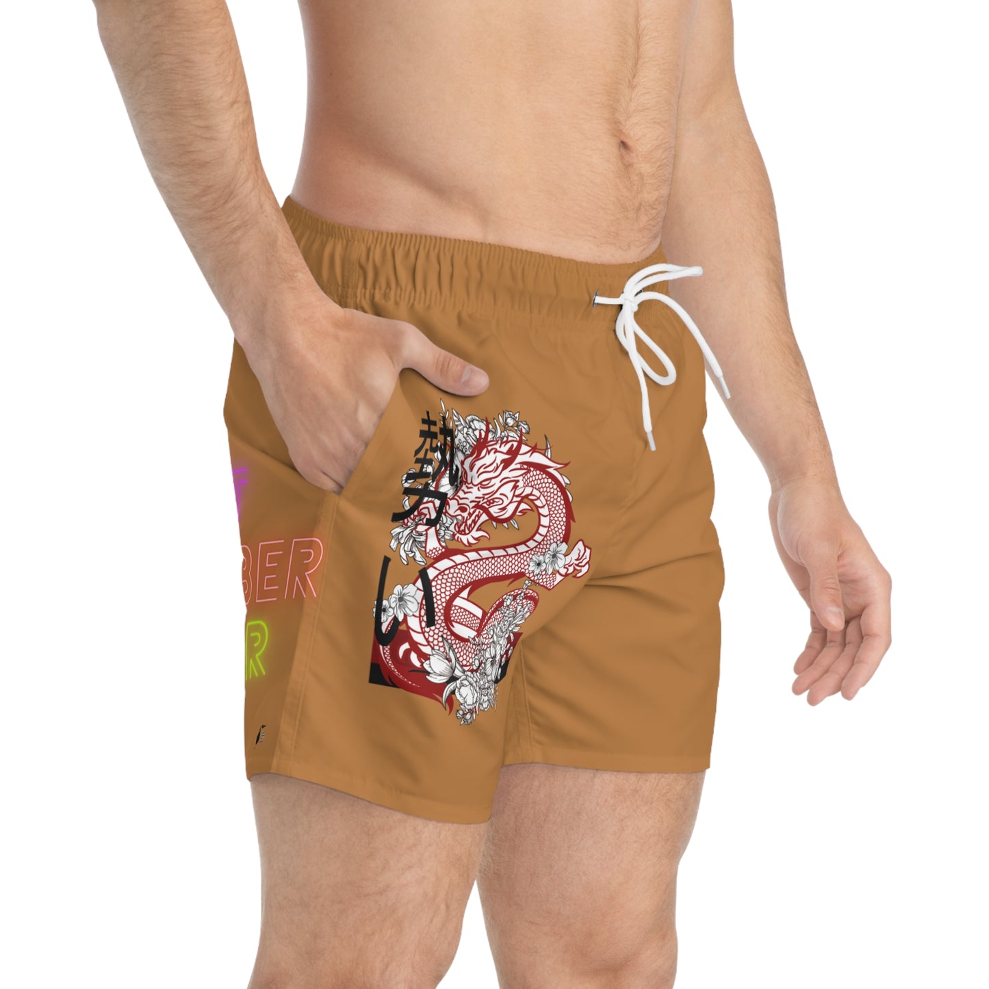 Swim Trunks: Dragons Lite Brown