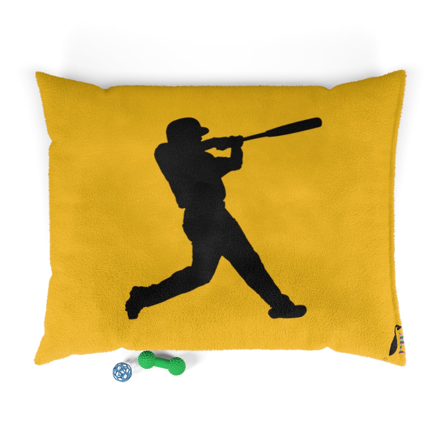 Pet Bed: Baseball Yellow