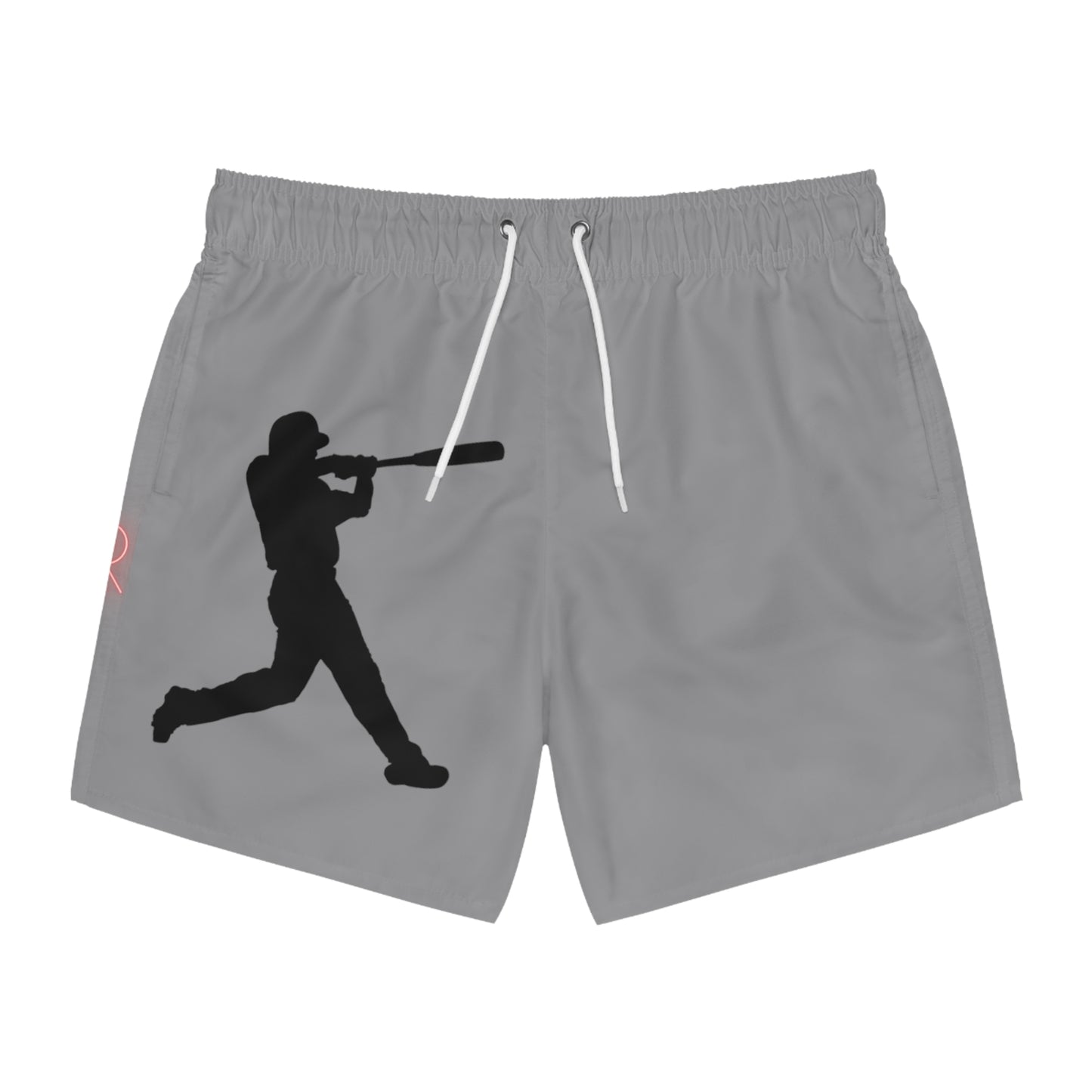 Swim Trunks: Baseball Grey