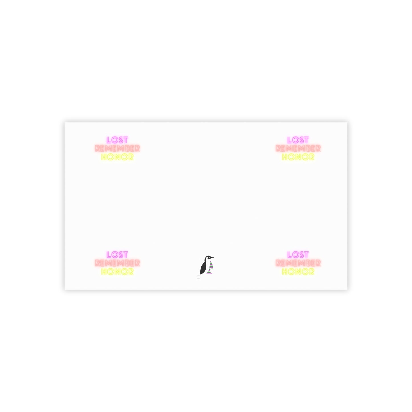 Post-it® Note Pads: Lost Remember Honor White