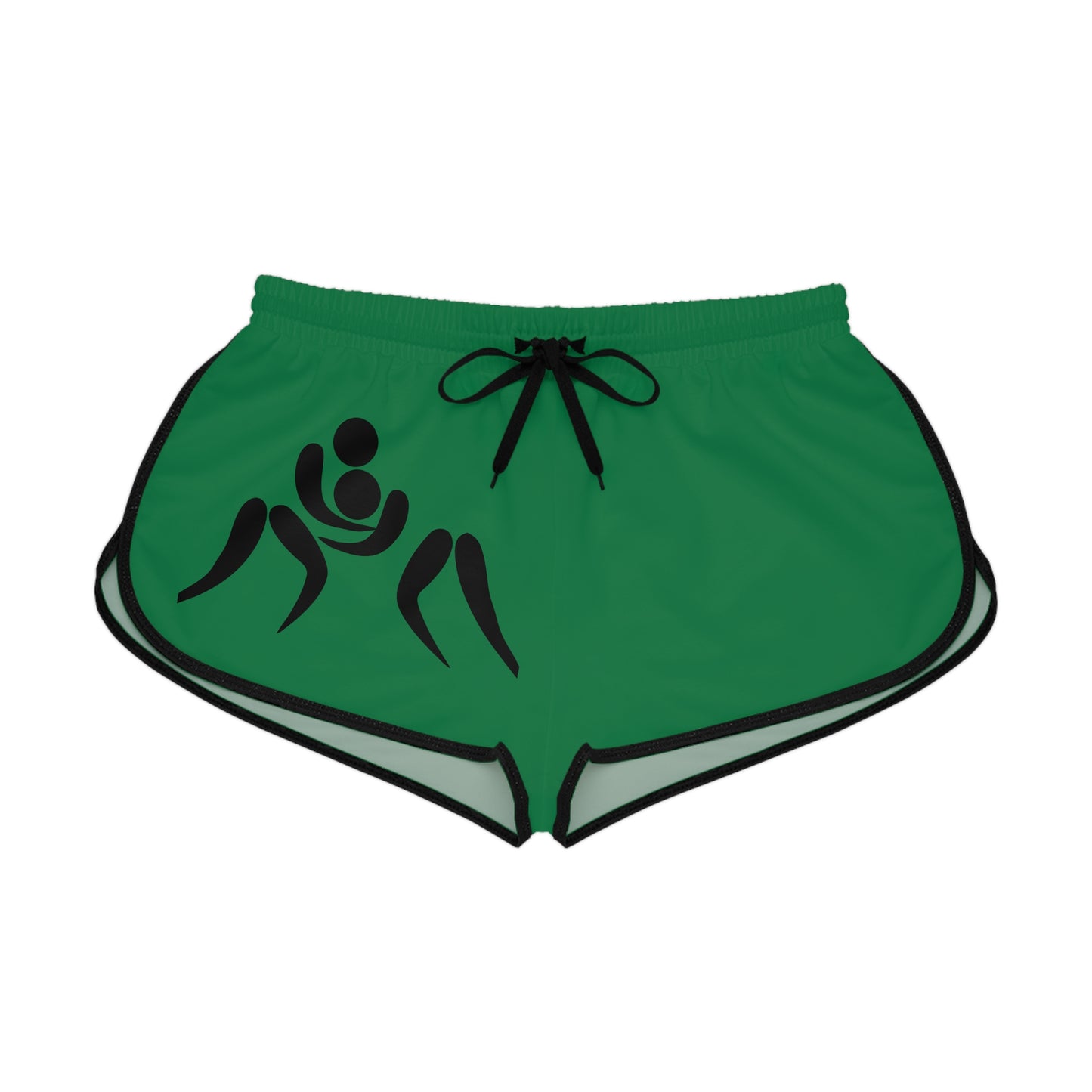 Women's Relaxed Shorts: Wrestling Dark Green