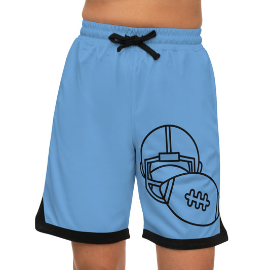 Basketball Rib Shorts: Football Lite Blue