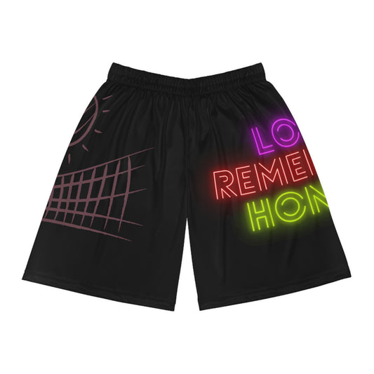 Basketball Shorts: Volleyball Black