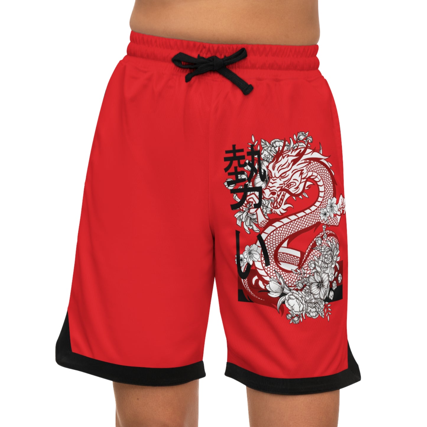 Basketball Rib Shorts: Dragons Red