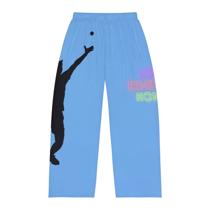 Men's Pajama Pants: Tennis Lite Blue