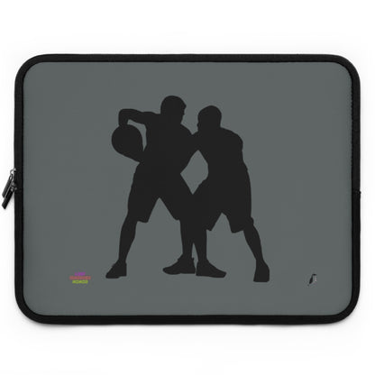 Laptop Sleeve: Basketball Dark Grey