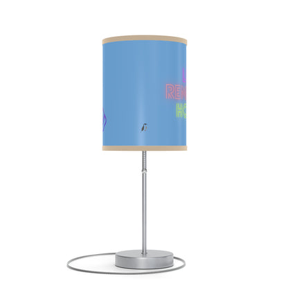 Lamp on a Stand, US|CA plug: Music Lite Blue