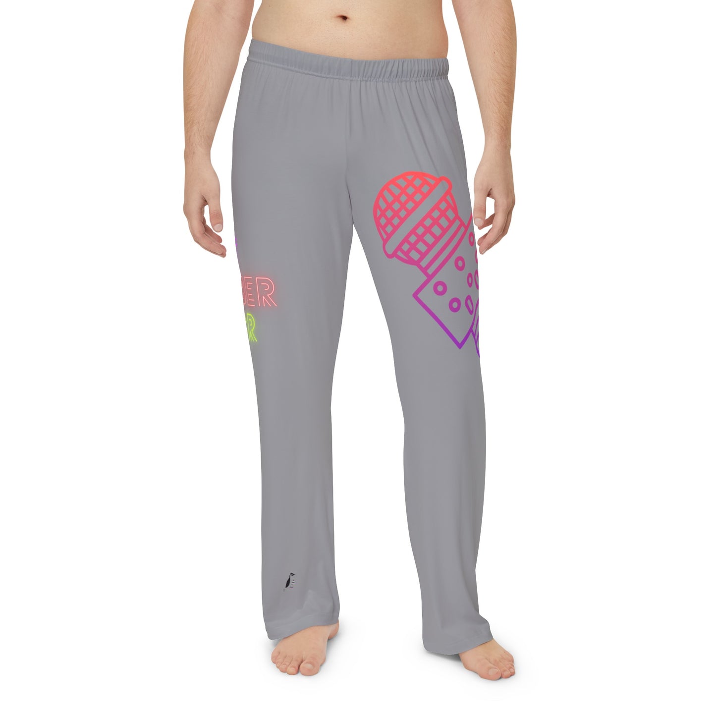 Men's Pajama Pants: Music Grey