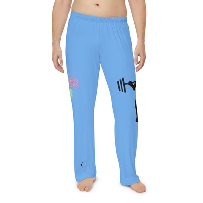 Men's Pajama Pants: Weightlifting Lite Blue