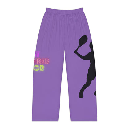 Pambabaeng Pajama Pants: Tennis Lite Purple 