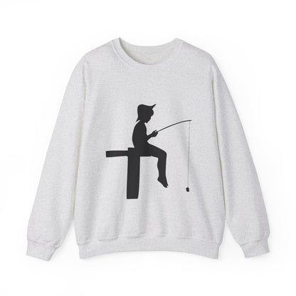 Heavy Blend™ Crewneck Sweatshirt: Fishing #1