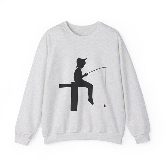 Heavy Blend™ Crewneck Sweatshirt: Fishing #1