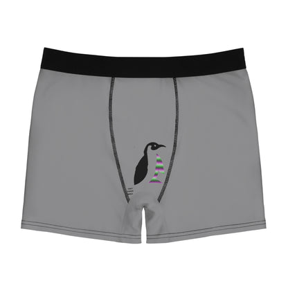 Men's Boxer Briefs: Baseball Grey