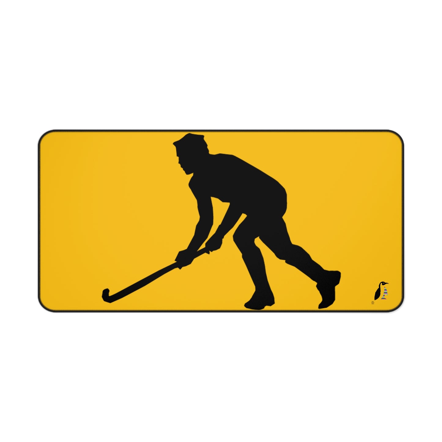 Desk Mat: Hockey Yellow