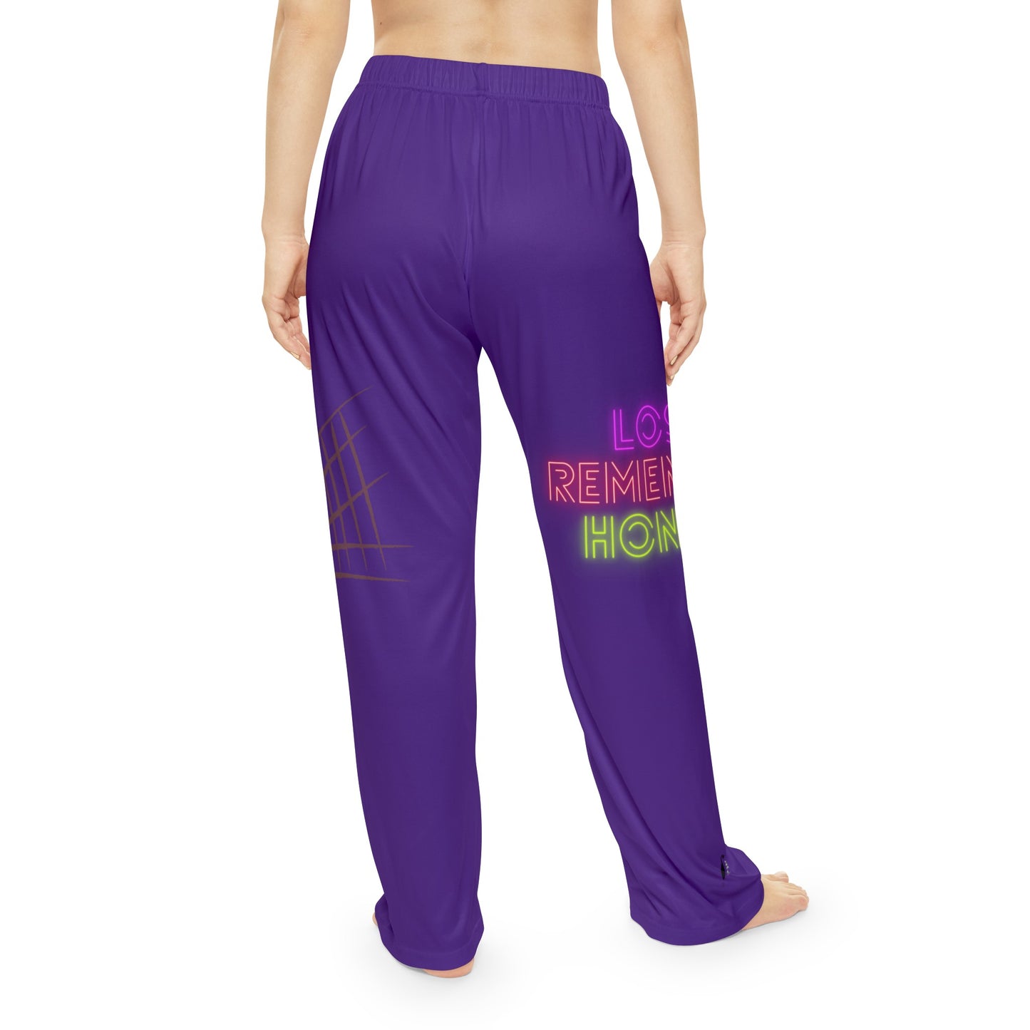 Women's Pajama Pants: Volleyball Purple