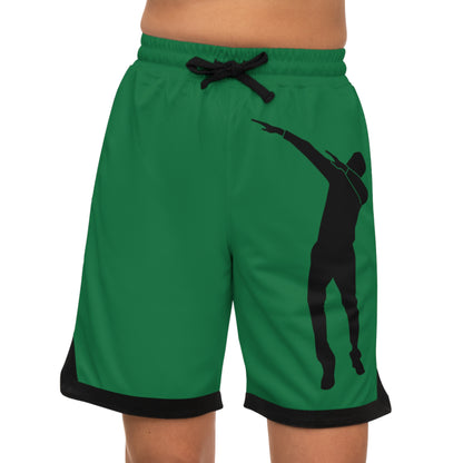 Basketball Rib Shorts: Dance Dark Green