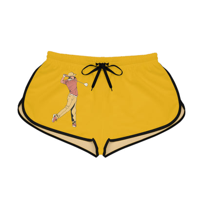 Women's Relaxed Shorts: Golf Yellow