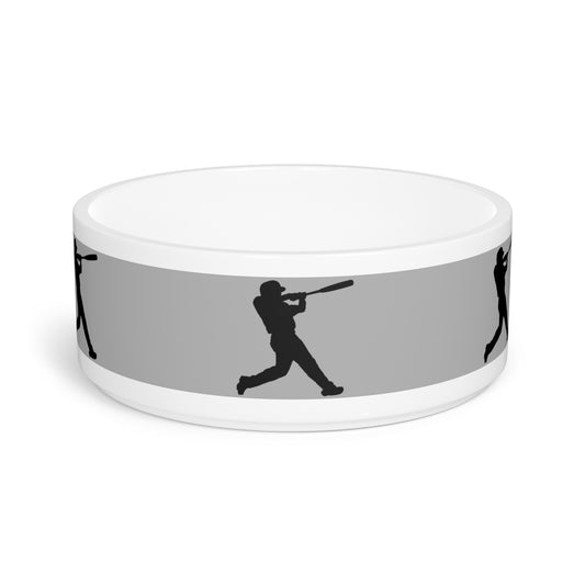 Pet Bowl: Baseball Lite Grey