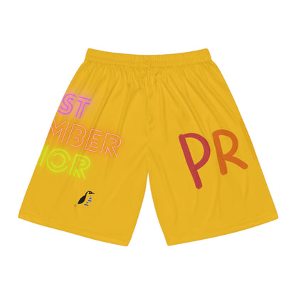 Basketball Shorts: LGBTQ Pride Yellow