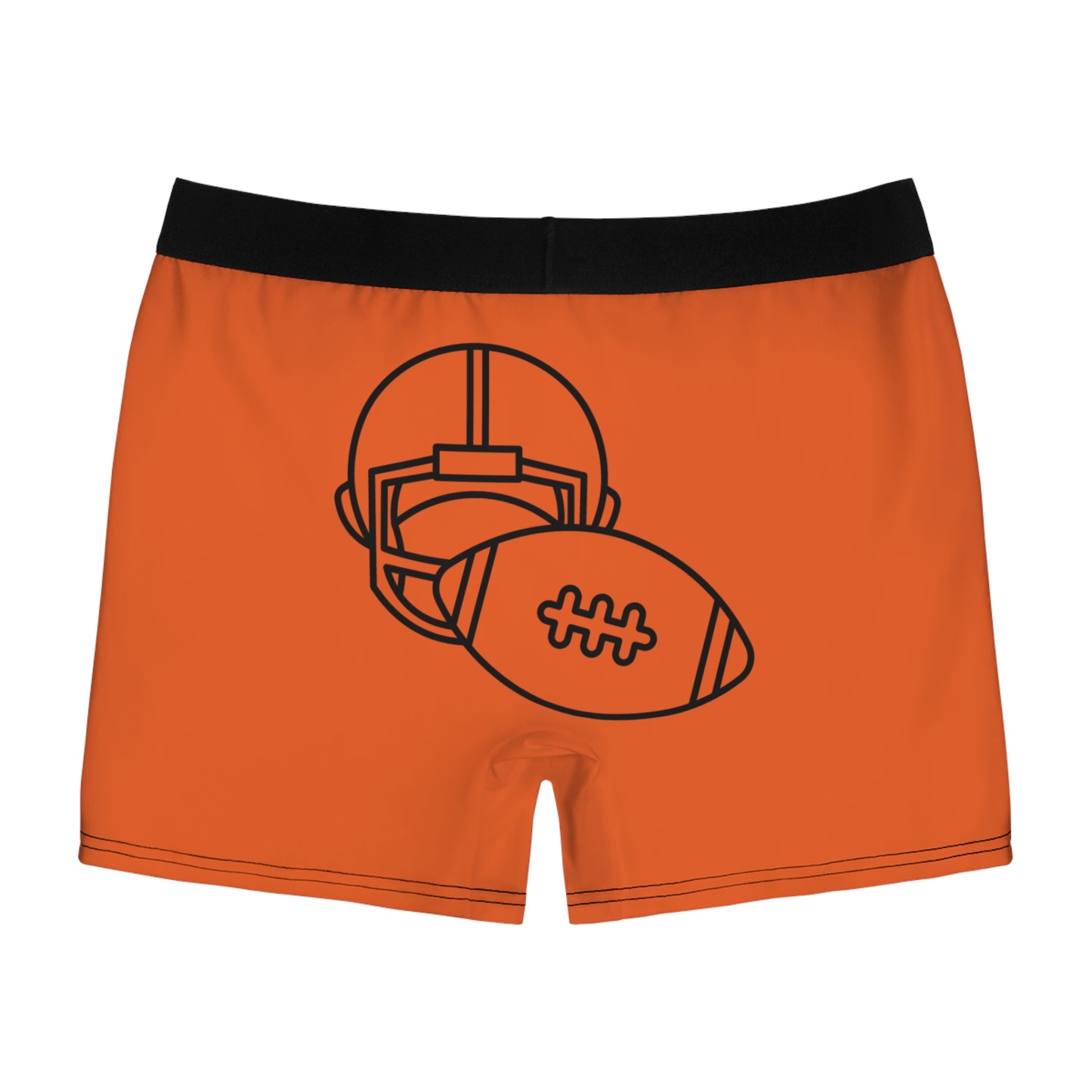 Men's Boxer Briefs Football Orange