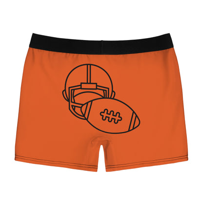 Men's Boxer Briefs Football Orange