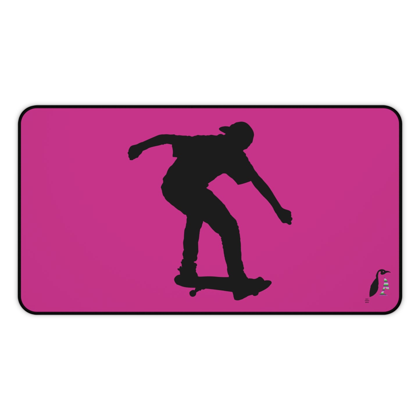 Desk Mat: Skateboarding Pink